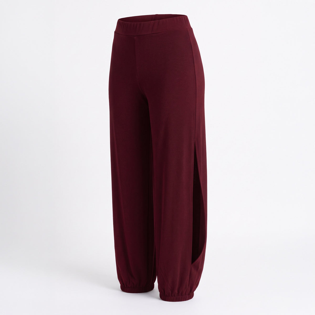 Yan Yırtmaçlı Tango Pantolonu RU5401 – Bordo
