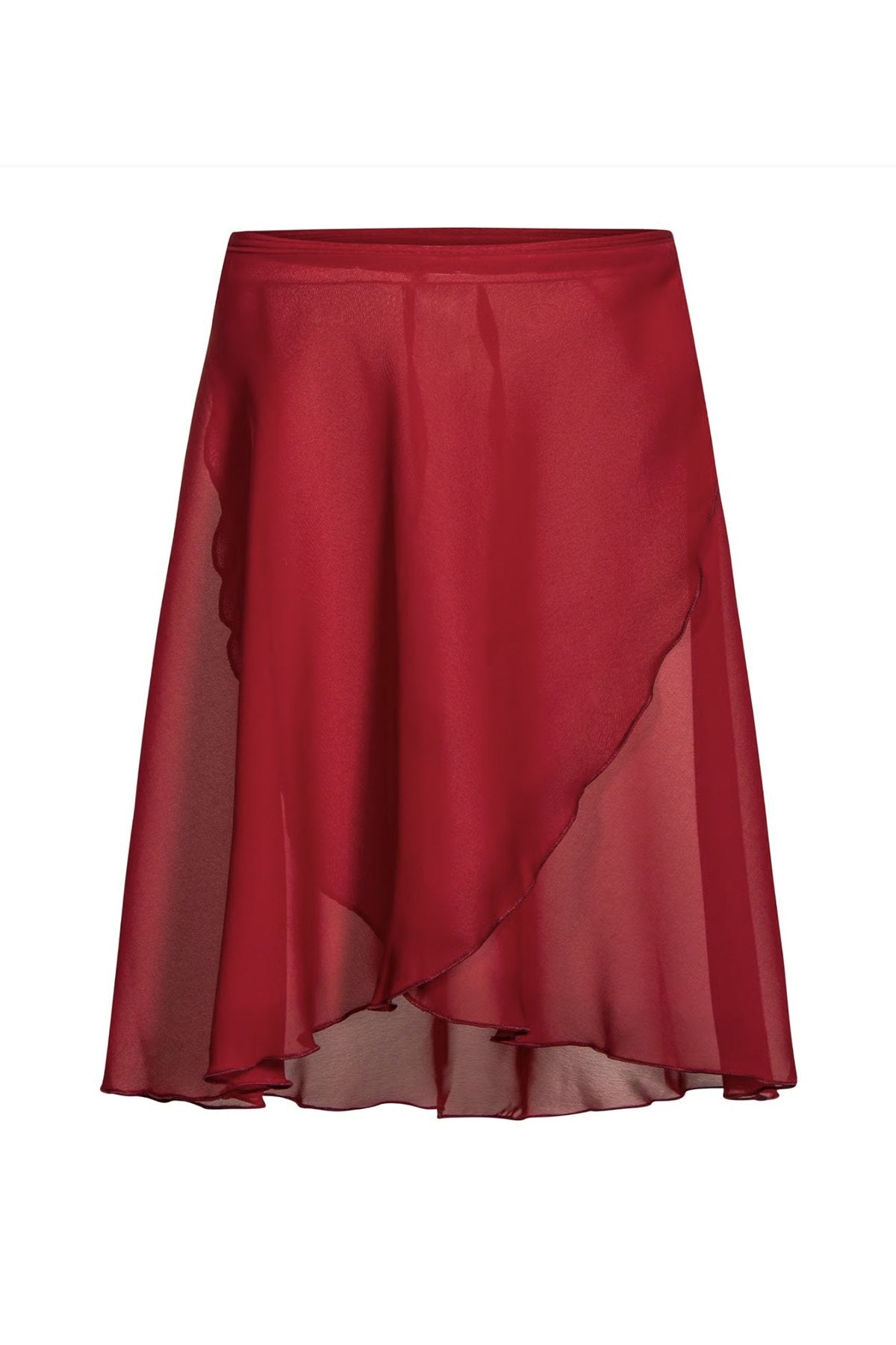 Şifon Sargı Bale Eteği R3050 – Bordo