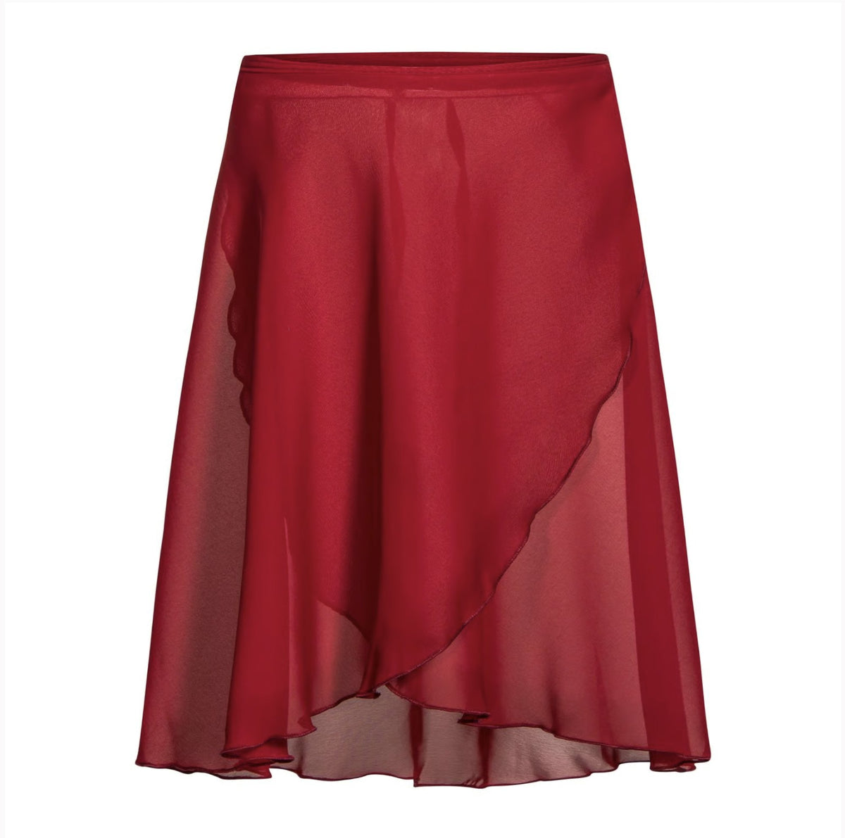 Şifon Sargı Bale Eteği R3050 – Bordo