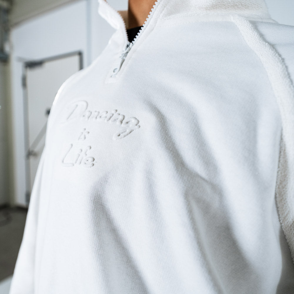 Yarım Fermuarlı Sweatshirt R4018 – Bej