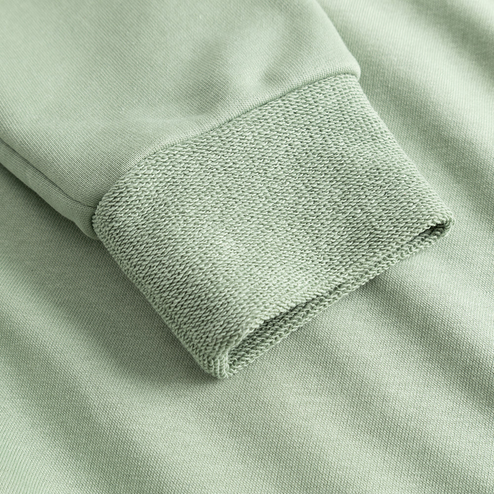 Yarım Fermuarlı Sweatshirt R4018 – Yeşil