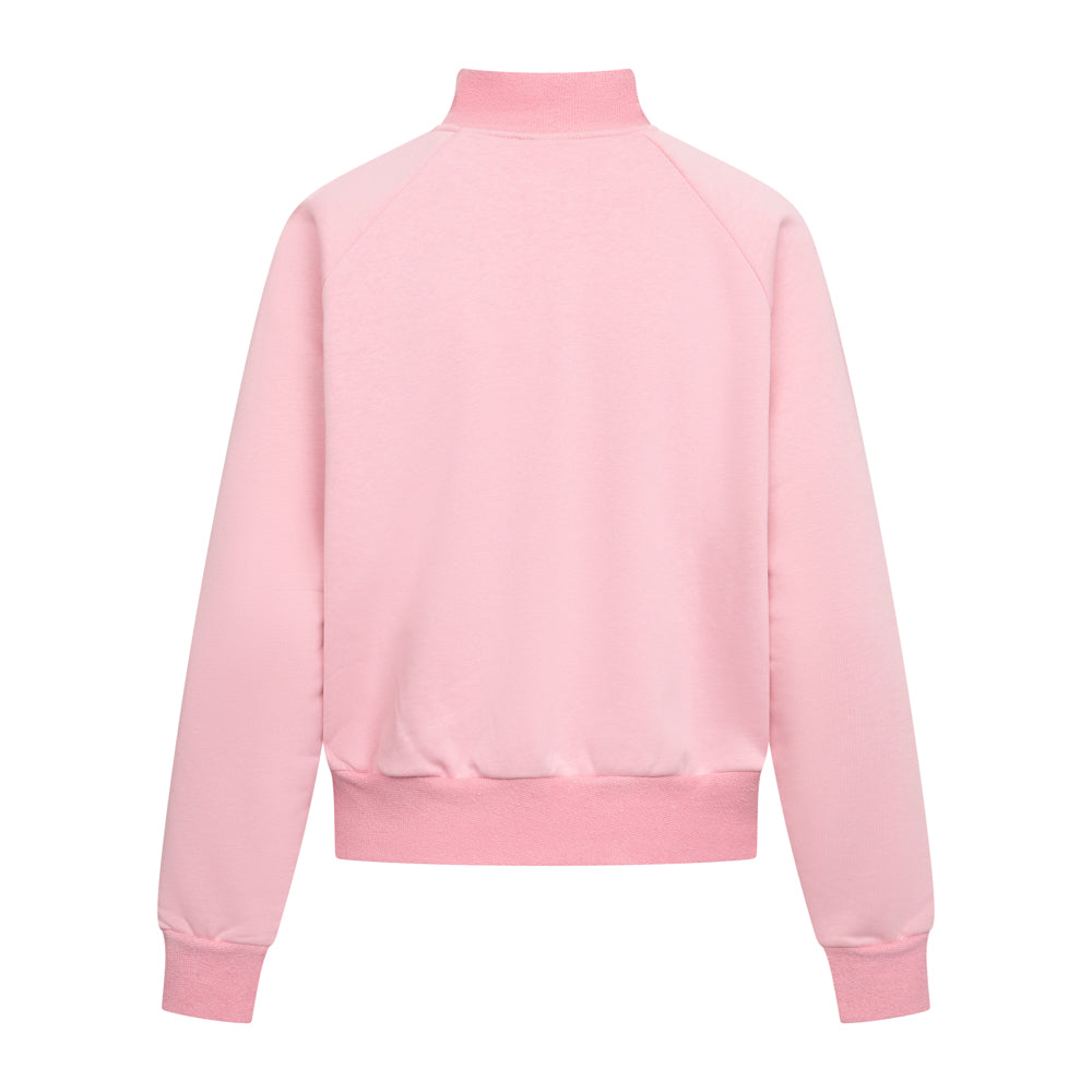 Yarım Fermuarlı Sweatshirt R4018 – Pembe