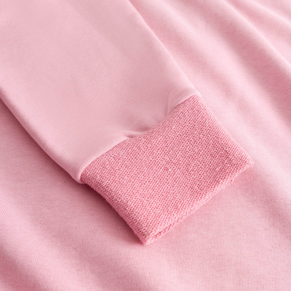 Yarım Fermuarlı Sweatshirt R4018 – Pembe
